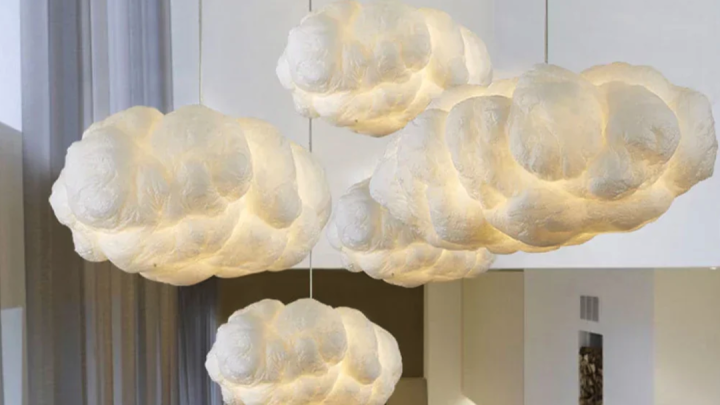 Die Eleganz des nordischen Wolkenleuchters