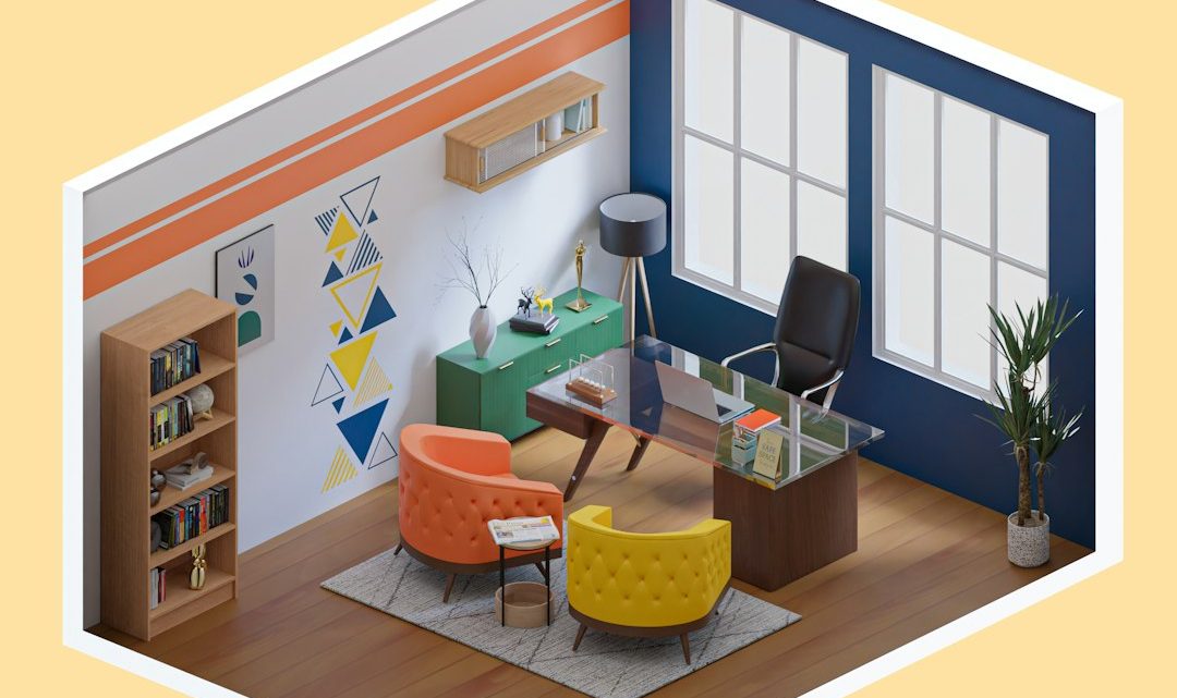 Geometrische Tischlampe: Elegante Beleuchtung für Ihr Arbeitszimmer