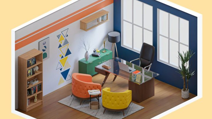 Geometrische Tischlampe: Elegante Beleuchtung für Ihr Arbeitszimmer